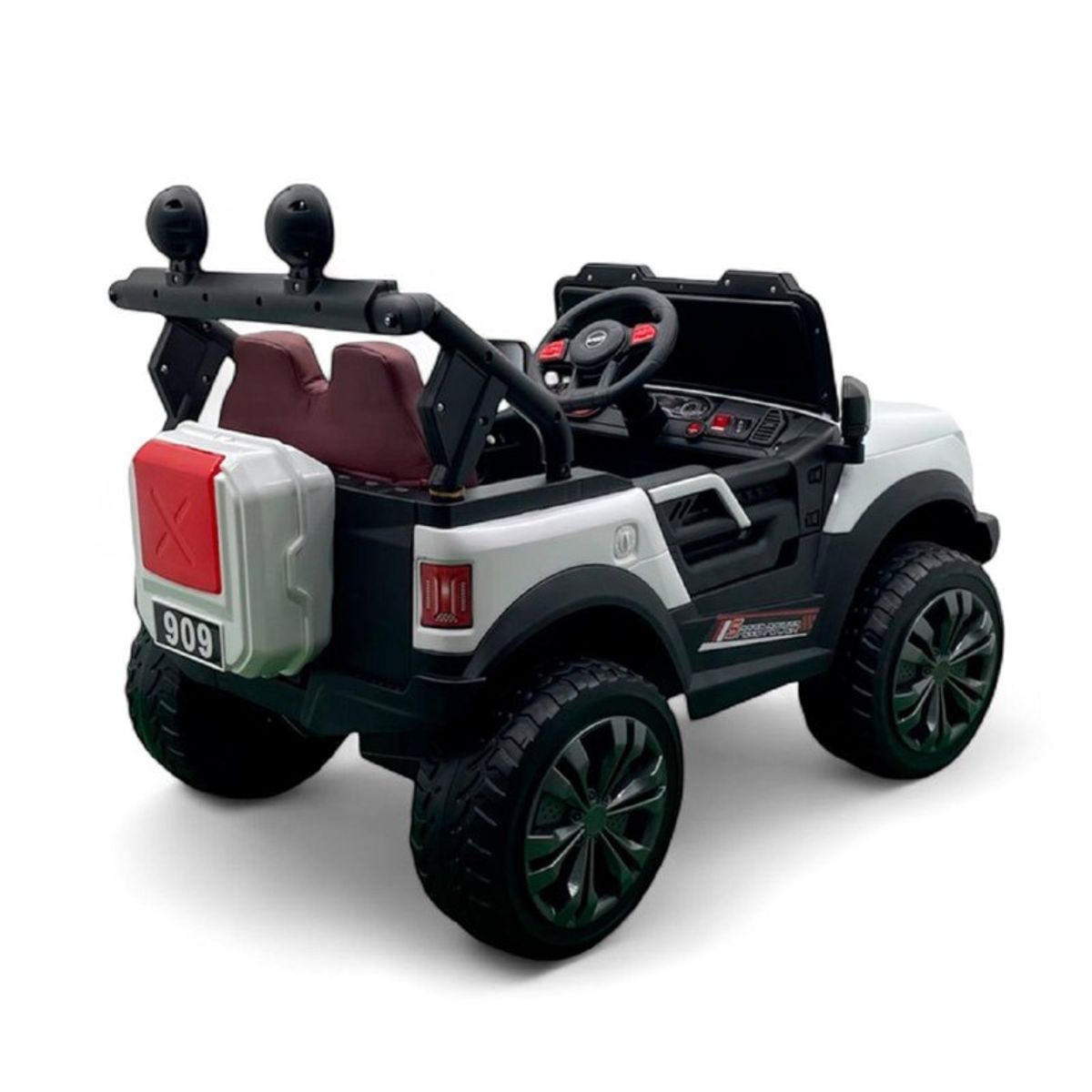 BRITOCHET - Carro Eléctrico Para Niños  Llanta Goma C/remoto Bluetooth 1 a 6 Ańos REF 909