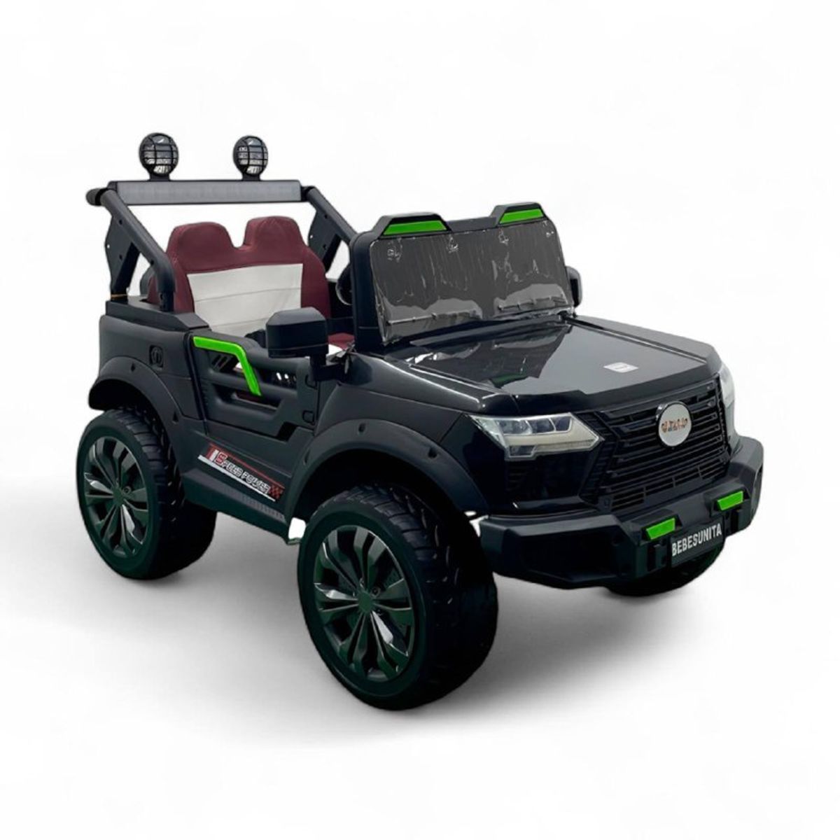 BRITOCHET - Carro Eléctrico Para Niños  Llanta Goma C/remoto Bluetooth 1 a 6 Ańos REF 909