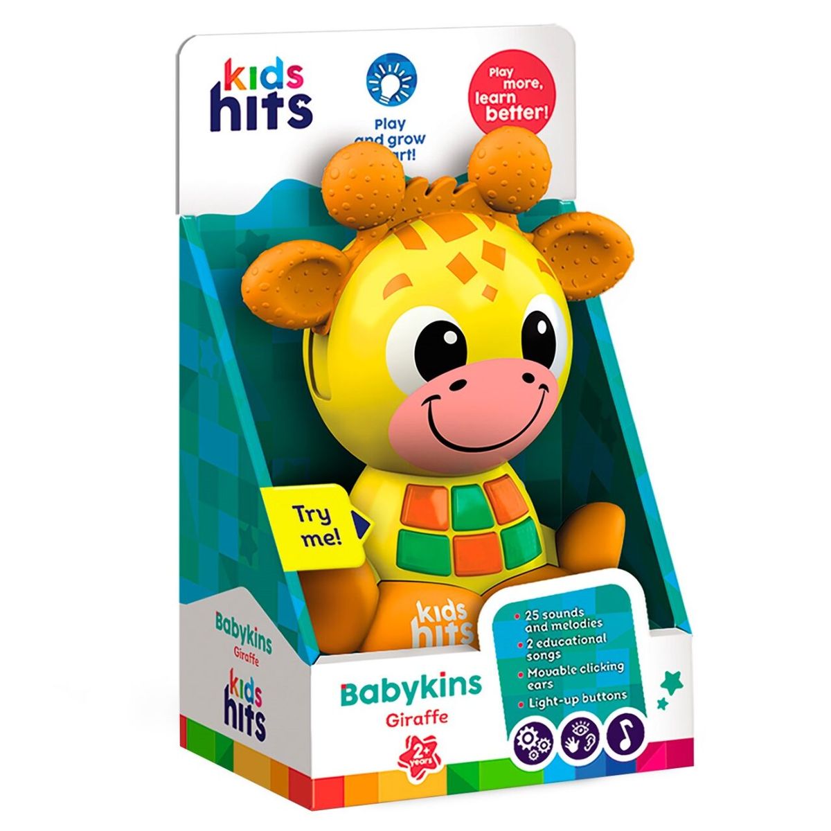 TOY LOGIC - Jirafa Musical Sentada con Luces y Sonidos Kids Hits