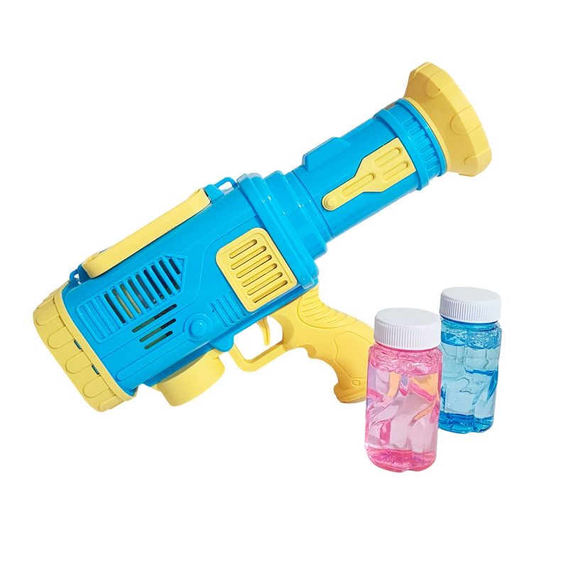 GENERICO - Pistola Bazuca Burbujero Juguete Niños Interactivo + Liquido