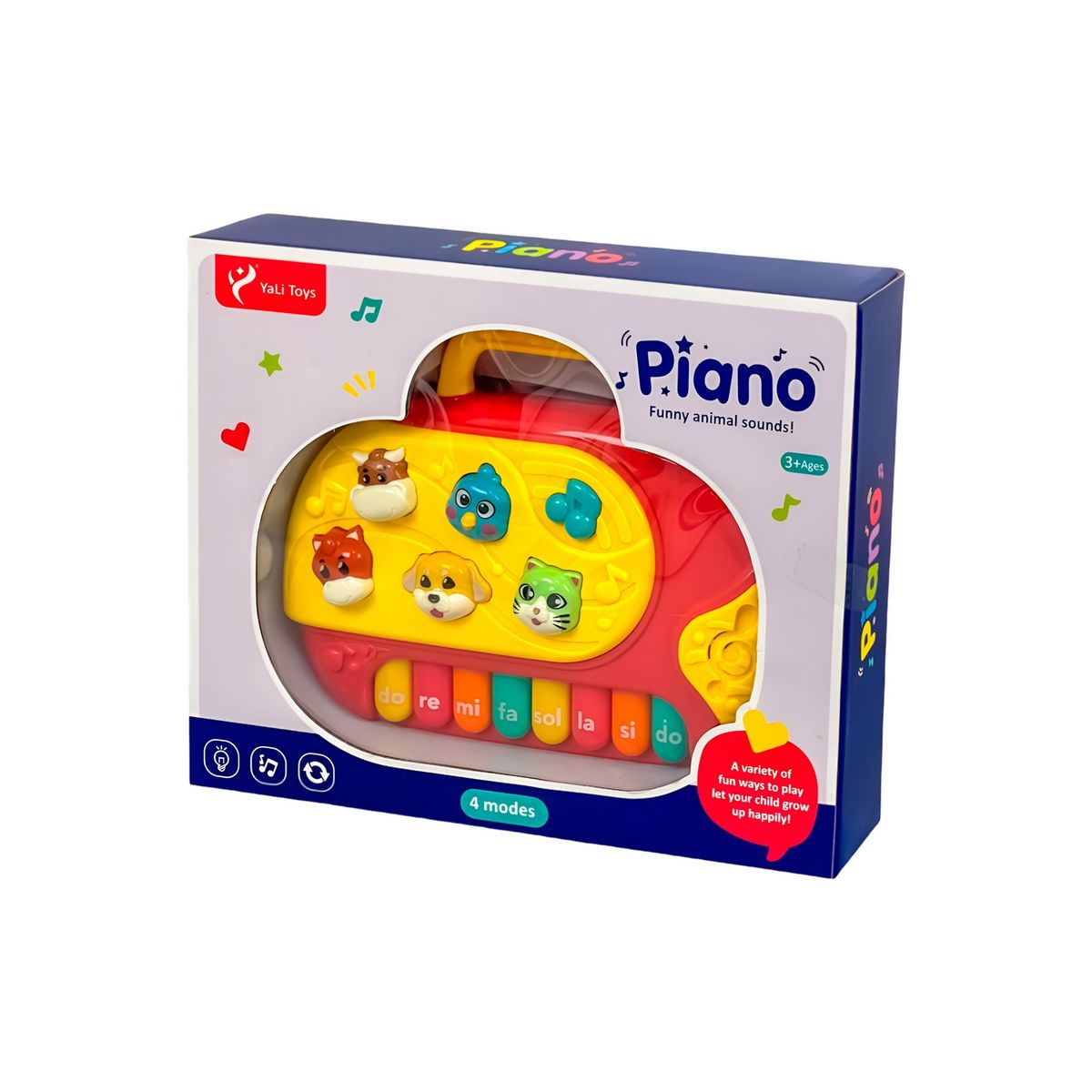 GENERICO - Piano Animales Granja Notas Juguete Unisex Funny + Bateria