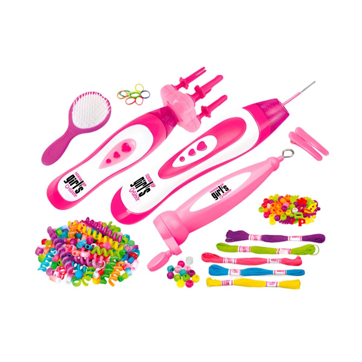 GENERICO - Set Kit Para Hacer Pulseras Y Peinados Trenzas Profesional