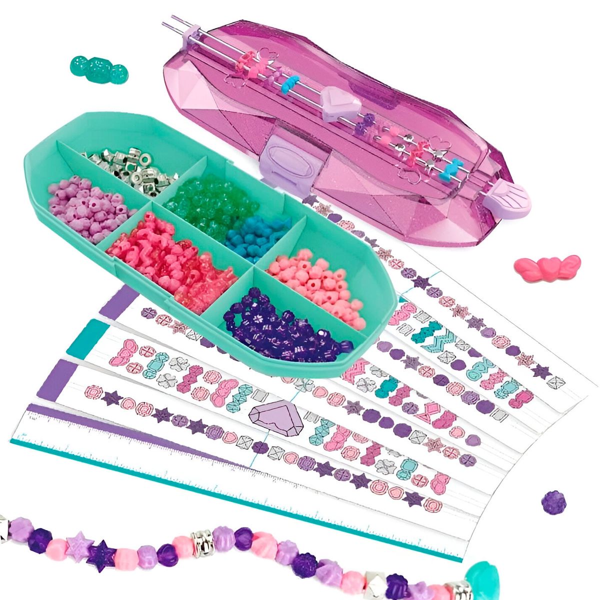 GENERICO - Set Kit Para Hacer Pulseras Bisuteria Pedreria Profesional