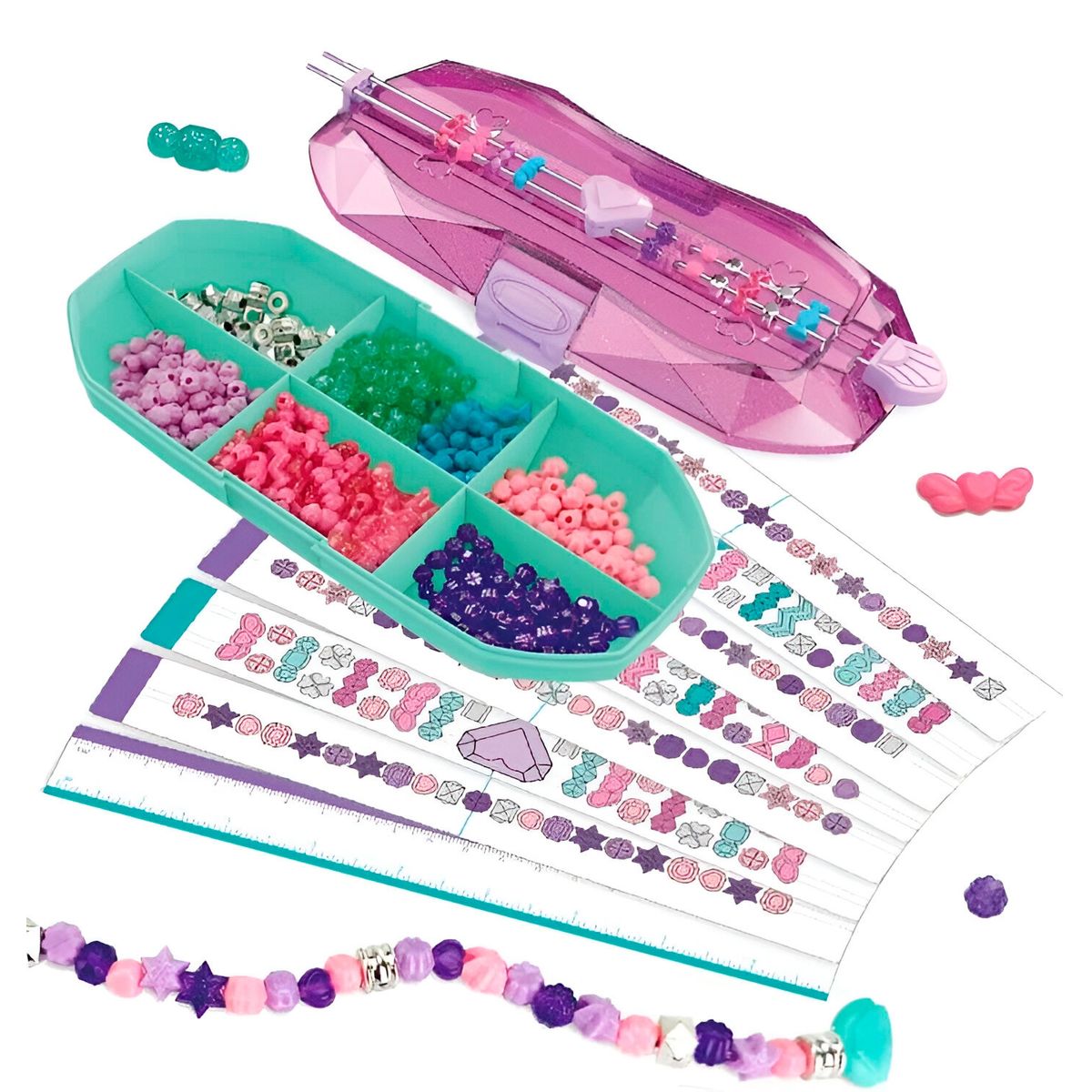 GENERICO - Set Kit Para Hacer Pulseras Bisuteria Pedreria Profesional