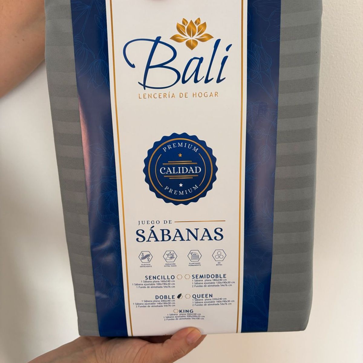 BALI - Sabanas Cama Semidoble Gris Oscuro Calidad Premium