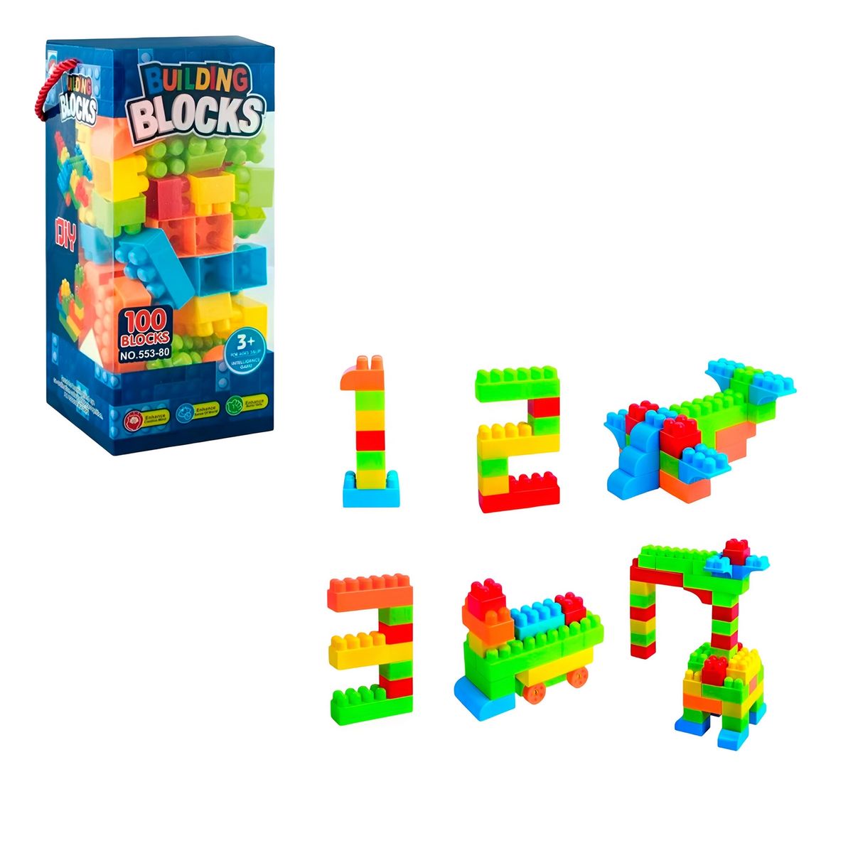 GENERICO - Bloques Armatodo Figura Juguete Didactico 100 Bloques Unisex