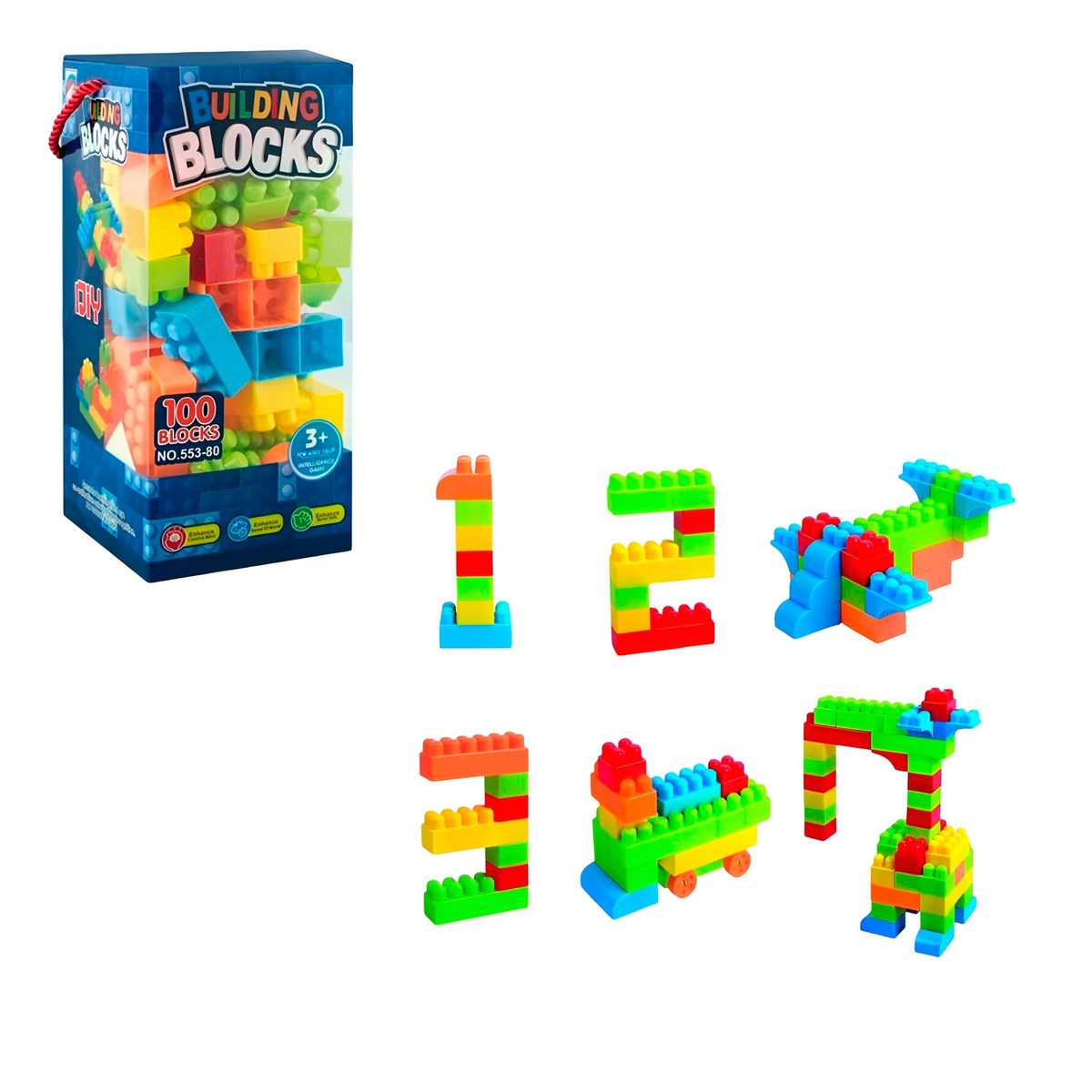 GENERICO - Bloques Armatodo Figura Juguete Didactico 100 Bloques Unisex