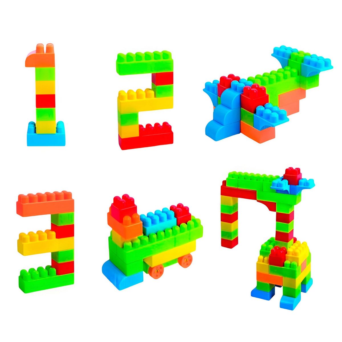 GENERICO - Bloques Armatodo Figura Juguete Didactico 100 Bloques Unisex