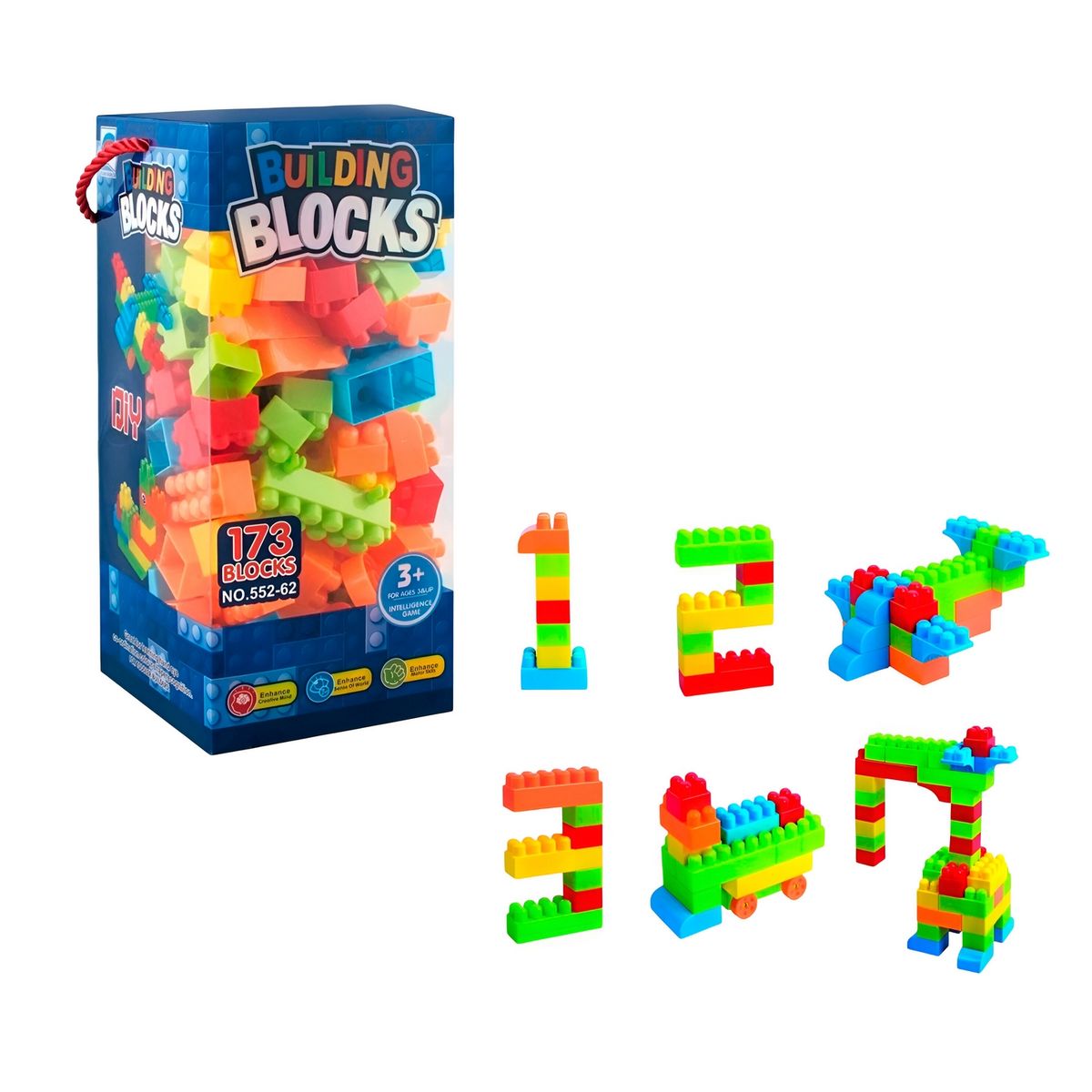 GENERICO - Bloques Armatodo Figura Juguete Didactico 173 Bloques Unisex