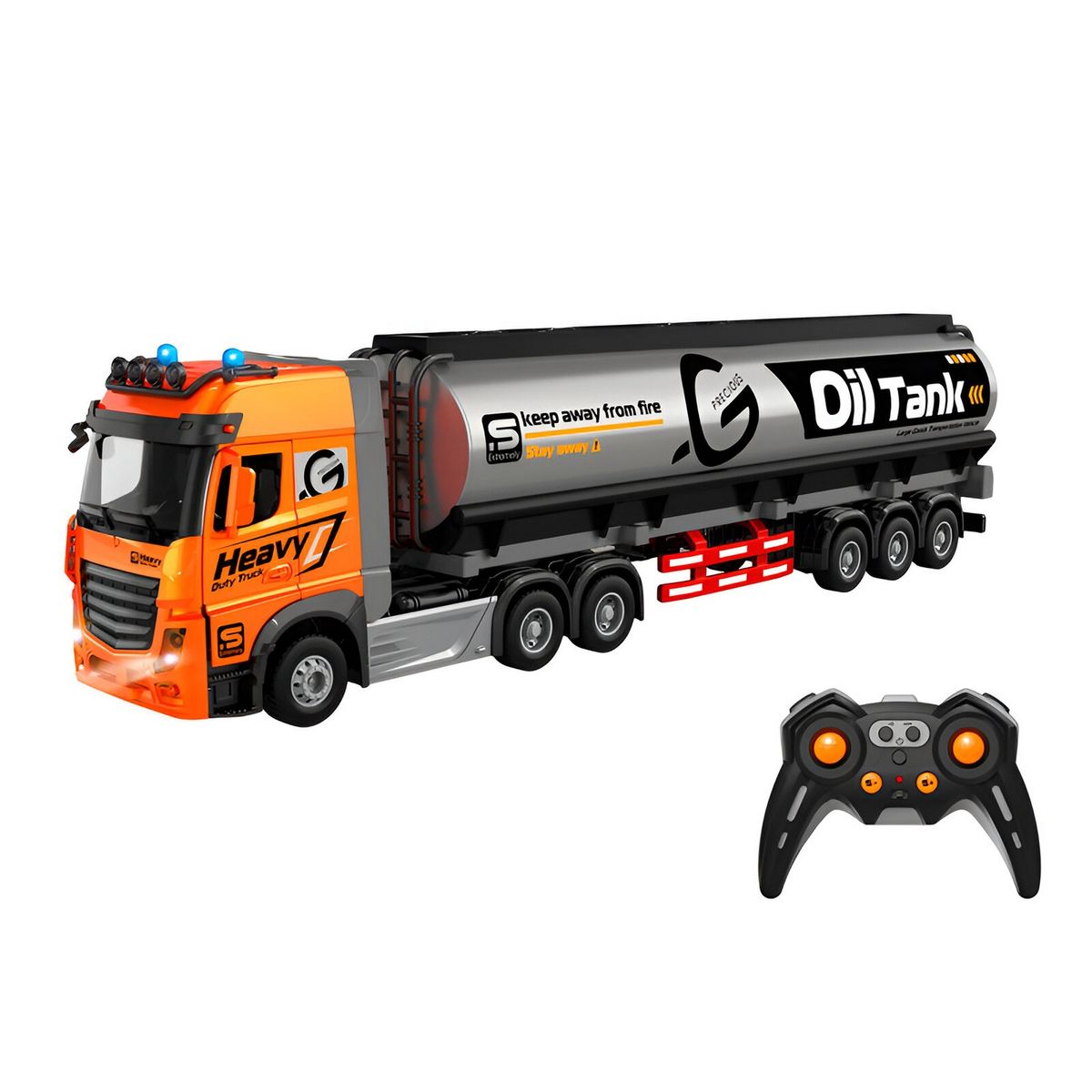 GENERICO - Camion Tractomula Cisterna Transporte Control Remoto Unisex