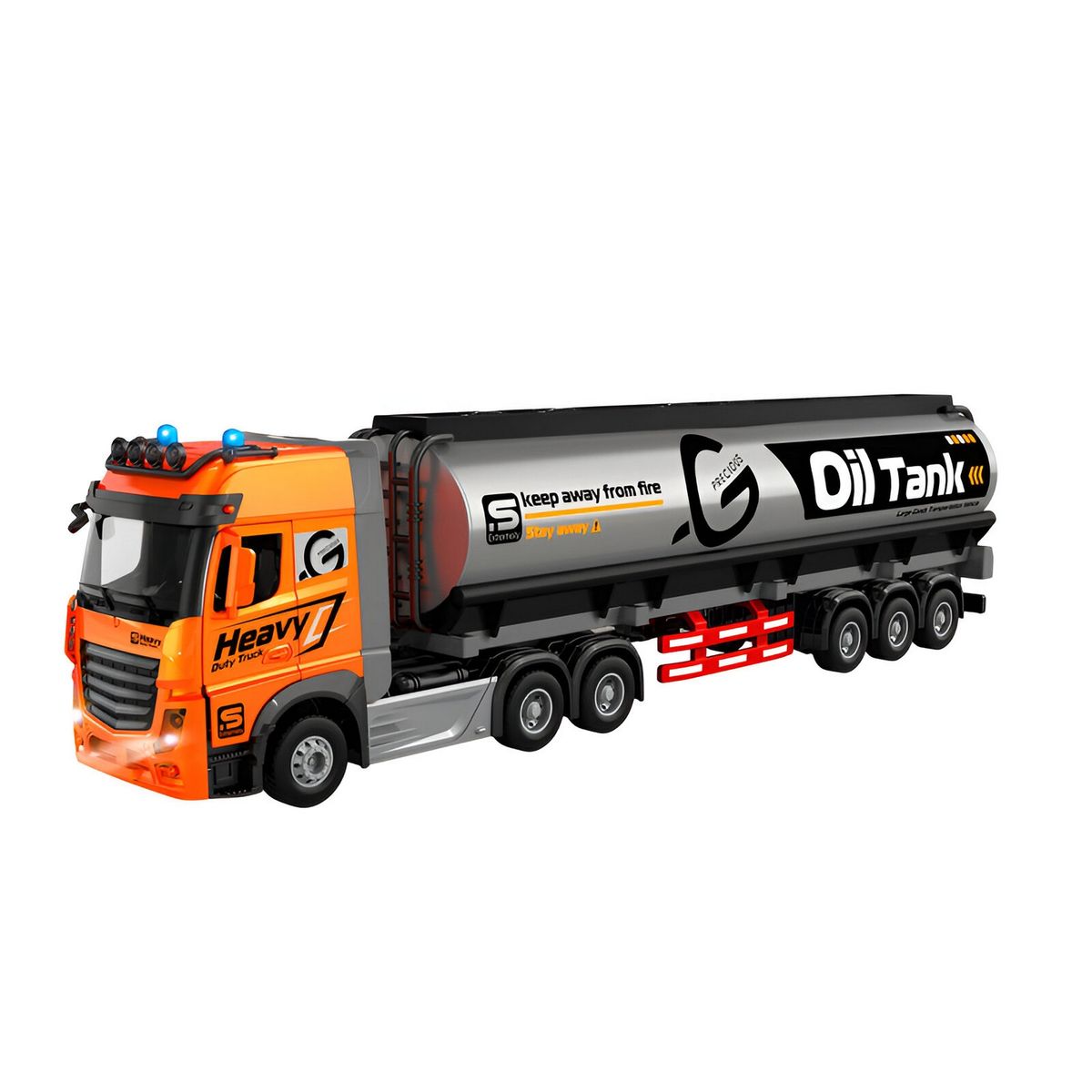 GENERICO - Camion Tractomula Cisterna Transporte Control Remoto Unisex