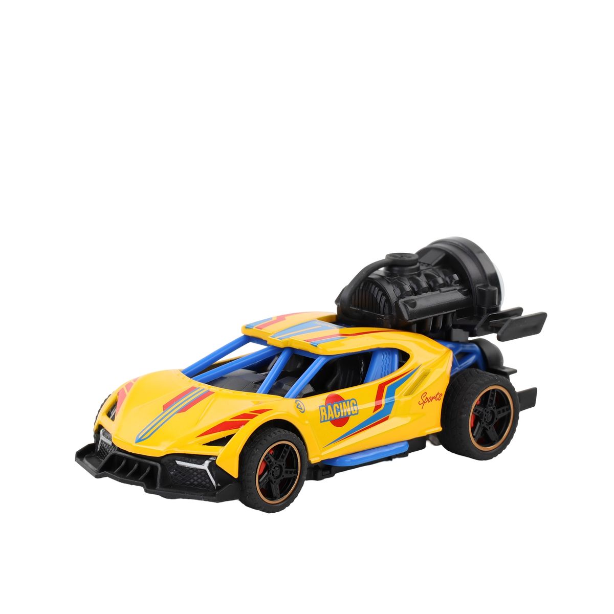 GENERICO - Carro Deportivo Carrera Racing Efecto Humo Juguete + Bateria