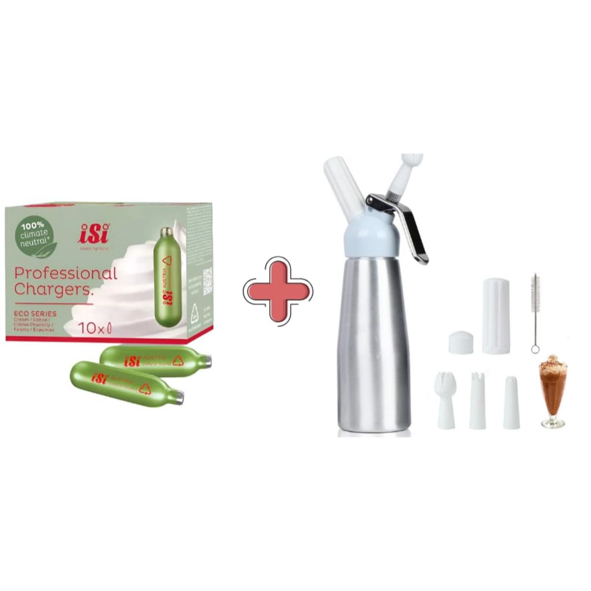 GENERICO - chantillera de 1 litro y caja de valvulas x10 isi