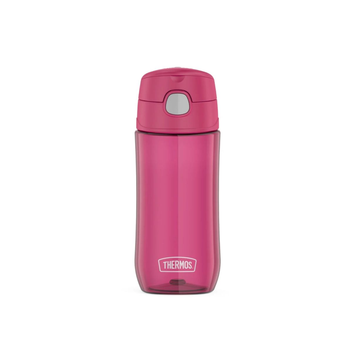 THERMOS - BOTELLA DE HIDRATACION TRITAN 470ML PUSH BOTTON ROSADO