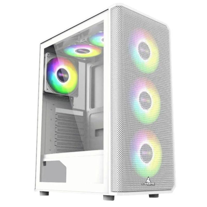 ICEBERG - Chasis Gamer Iceberg Flow E Blanco+ 4 Ventiladores
