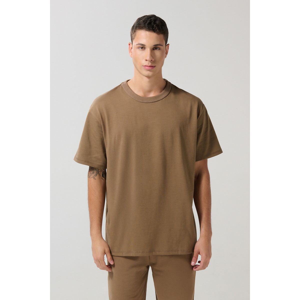 KOAJ - KOAJ Camiseta manga corta unicolor para hombre Hombre