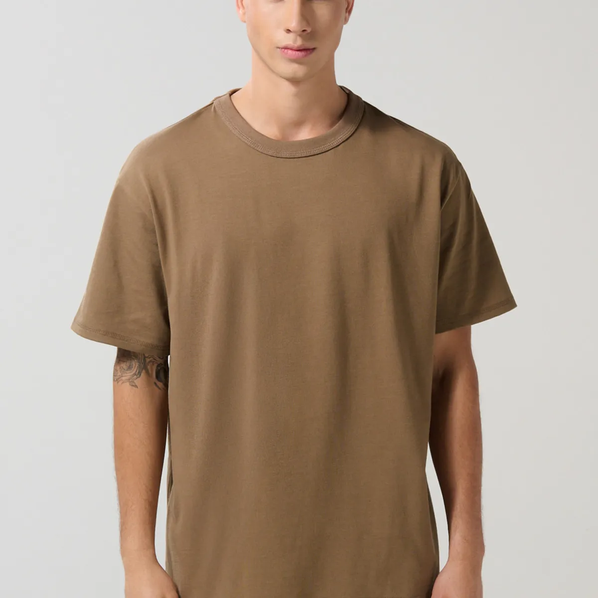 KOAJ - KOAJ Camiseta manga corta unicolor para hombre Hombre