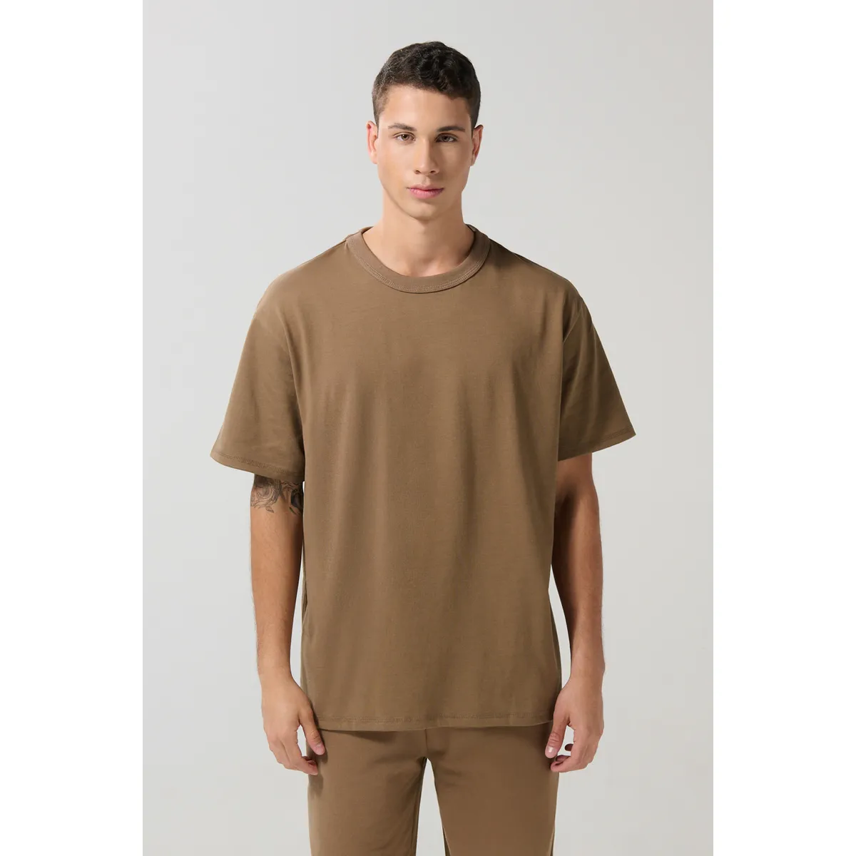 KOAJ - KOAJ Camiseta manga corta unicolor para hombre Hombre