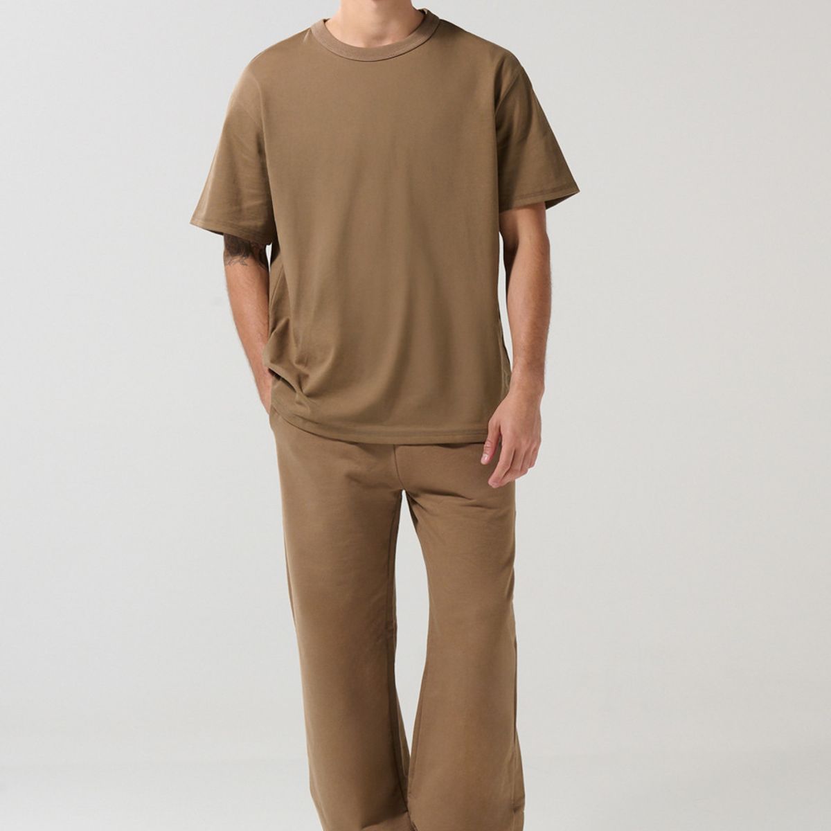 KOAJ - KOAJ Camiseta manga corta unicolor para hombre Hombre