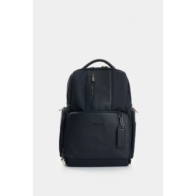 VELEZ - Vélez Morral Security De Lona Para Hombre Detalles En Cuero