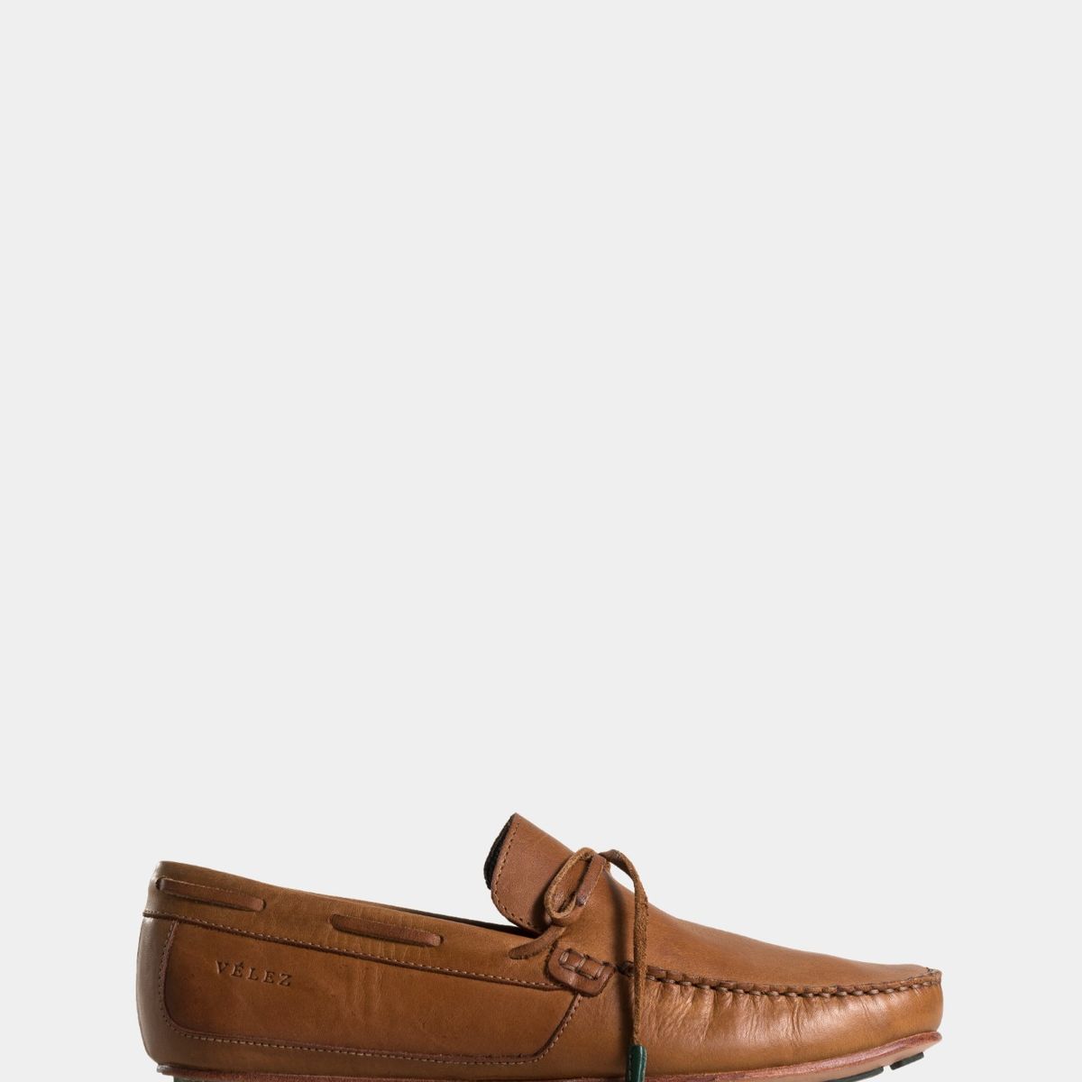 VELEZ - Vélez Mocasines Atacama Cuero Hombre Capellada Tamponado Miel