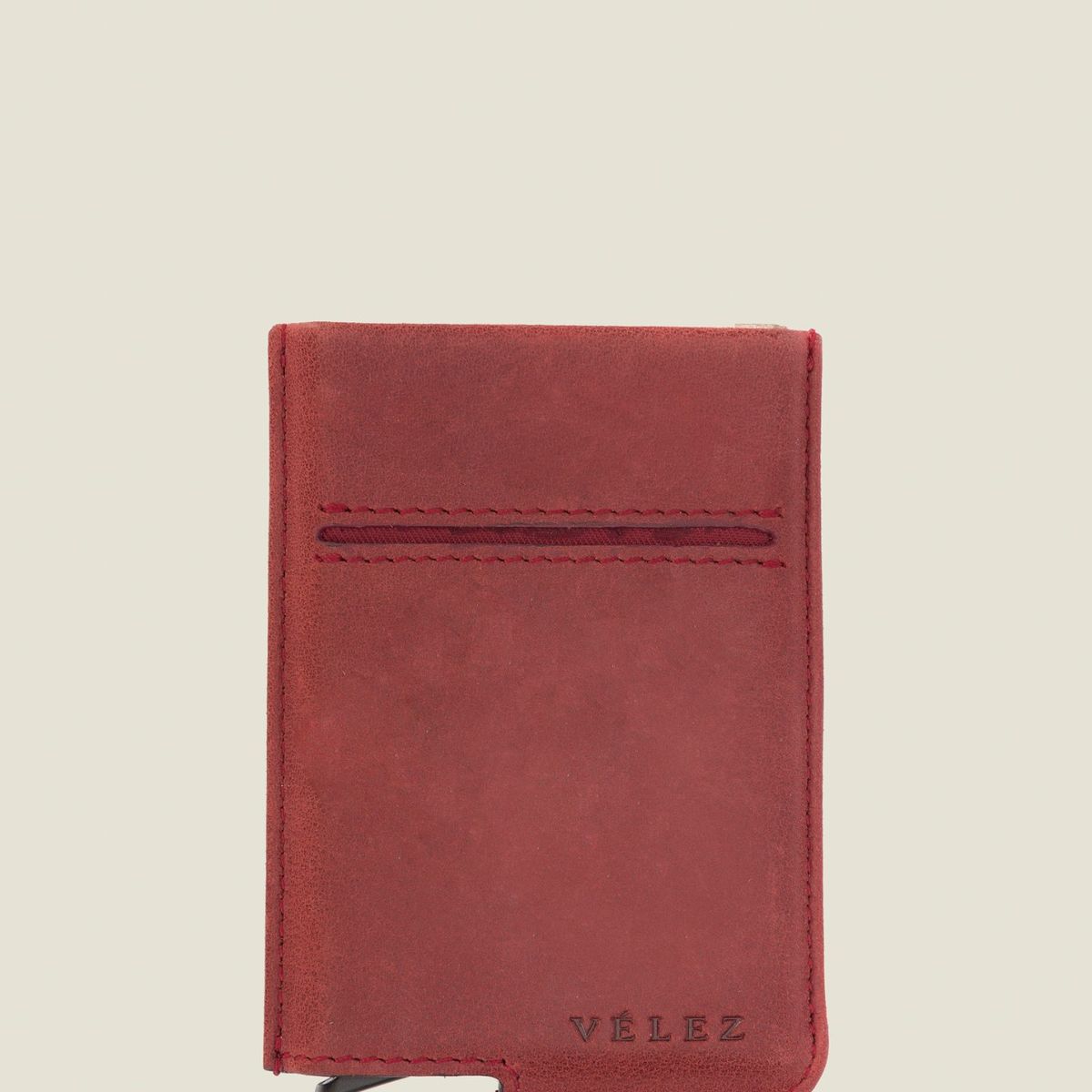 VELEZ - Vélez Porta Documentos De Cuero Miniwallet