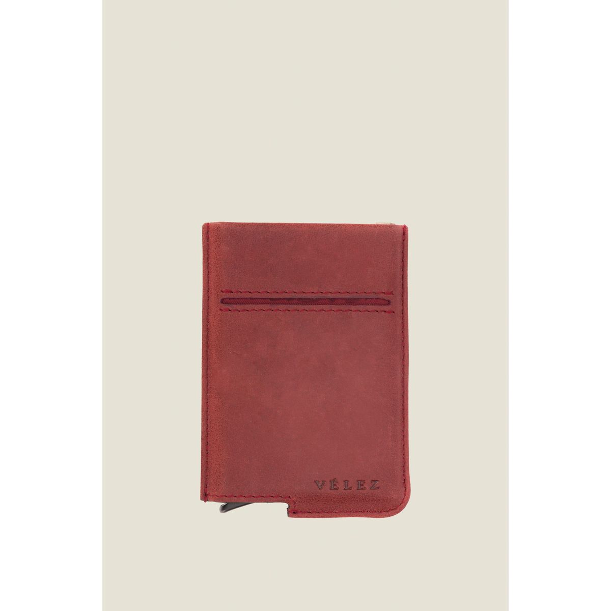VELEZ - Vélez Porta Documentos De Cuero Miniwallet