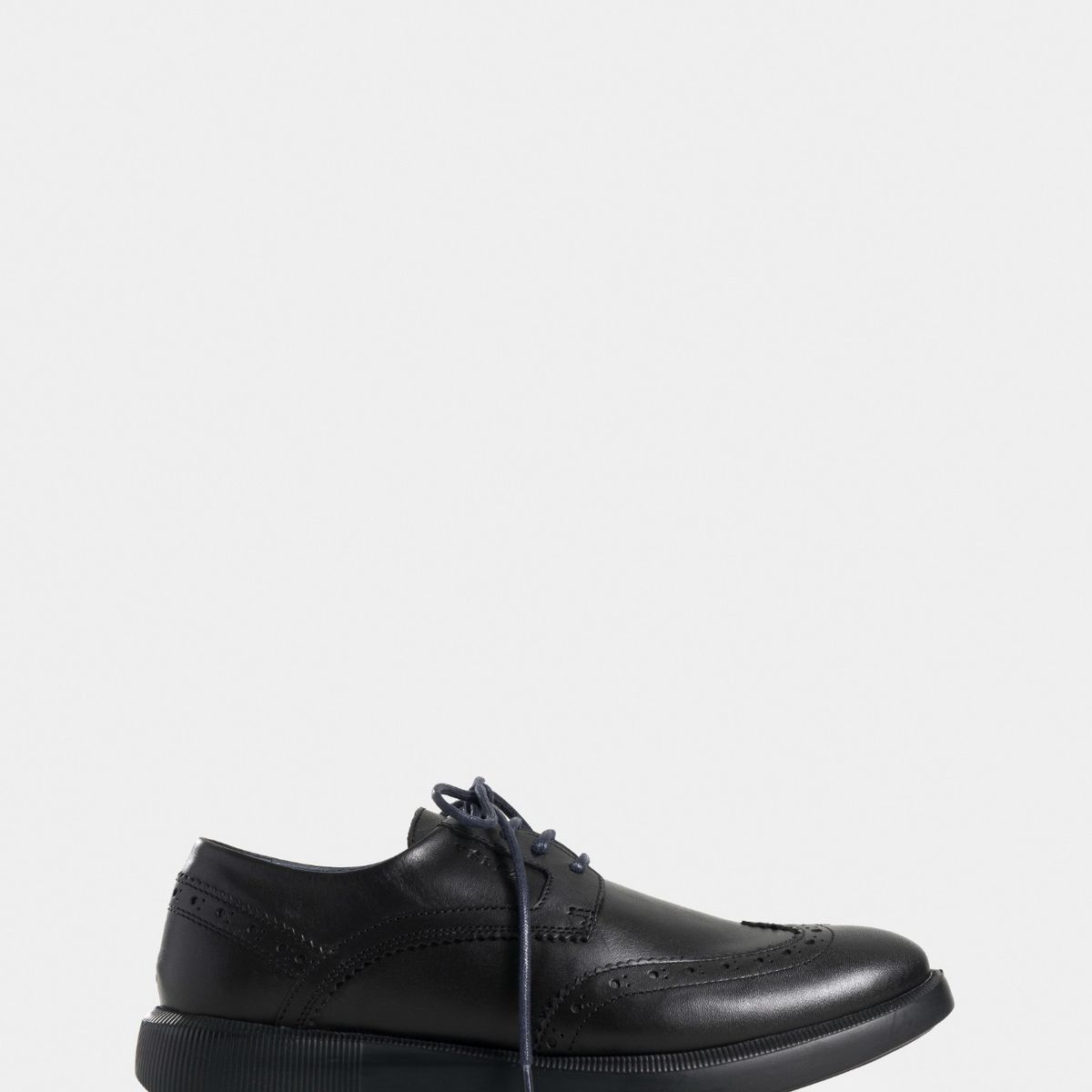 VELEZ - Vélez Zapatos Cordón Village 2 Cuero Hombre Silueta Casual Negro