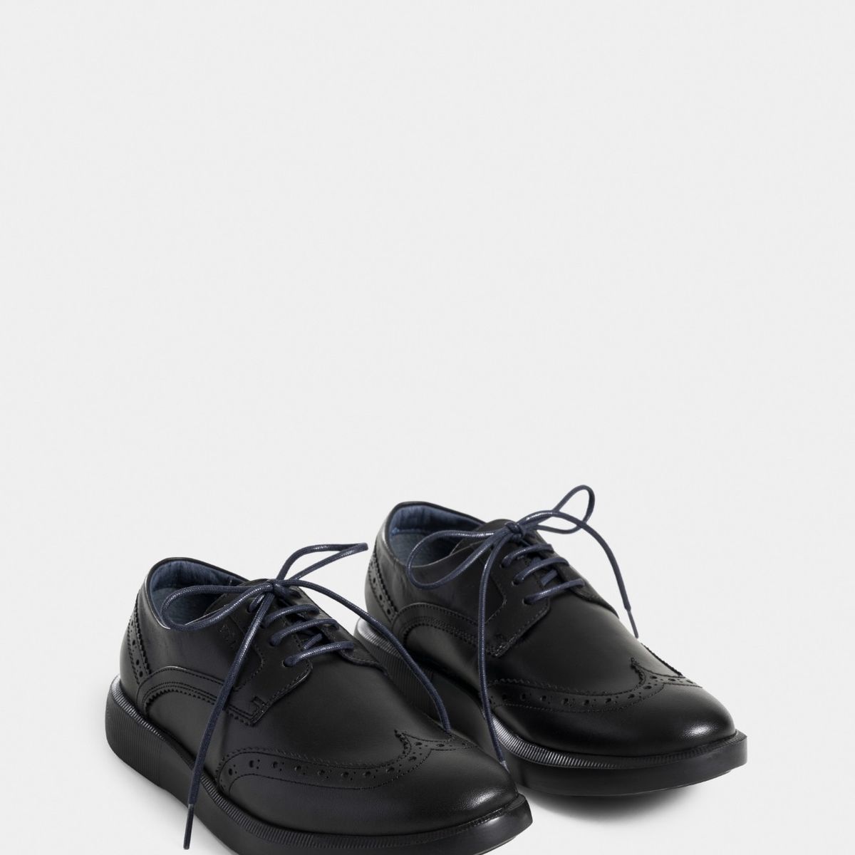 VELEZ - Vélez Zapatos Cordón Village 2 Cuero Hombre Silueta Casual Negro