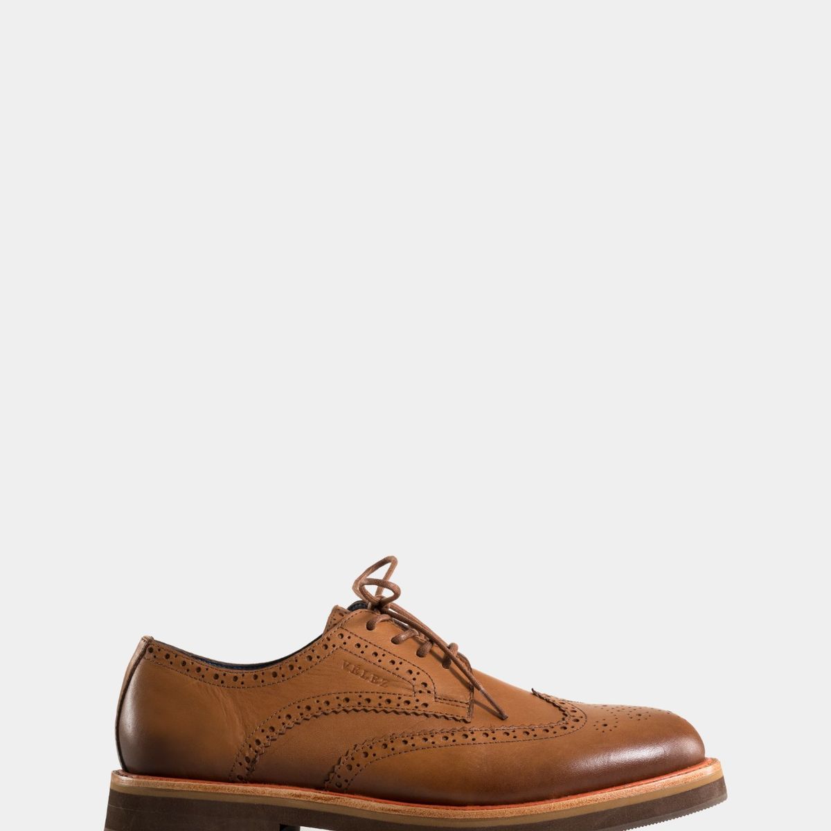 VELEZ - Vélez Zapatos Cordón Brogue Cuero Hombre Cortes Tradicionales Miel