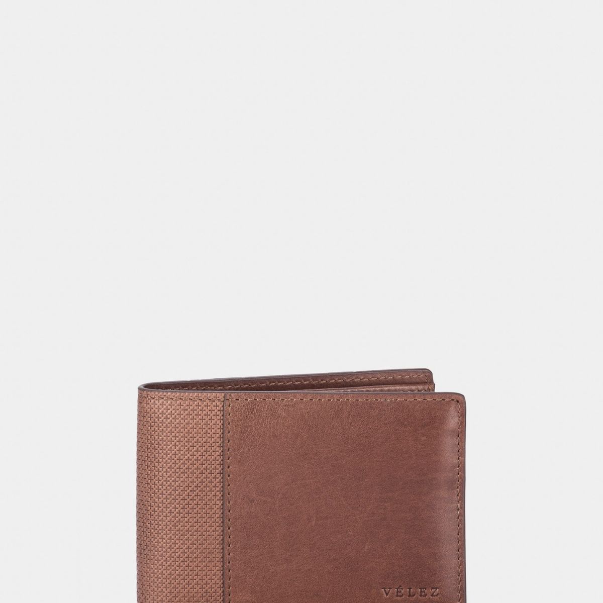 VELEZ - Vélez Billetera Draco De Cuero Para Hombre Mezcla De Texturas