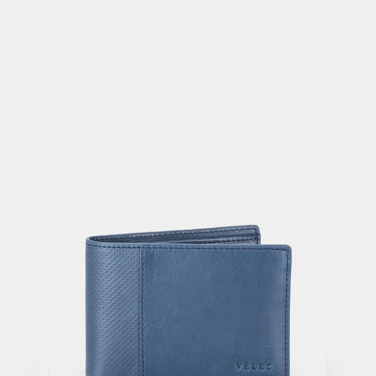 VELEZ - Vélez Billetera Draco De Cuero Para Hombre Mezcla De Texturas
