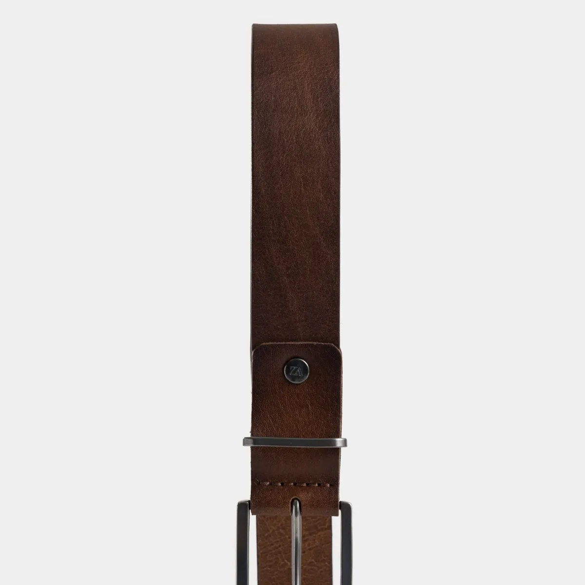 VELEZ - Vélez Cinturón Unifaz Luster De Cuero Para Hombre Punta Trapecio Miel