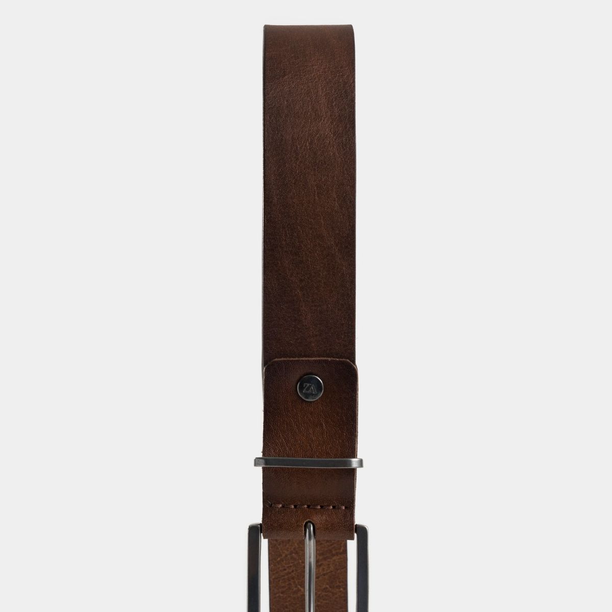 VELEZ - Vélez Cinturón Unifaz Luster De Cuero Para Hombre Punta Trapecio Miel