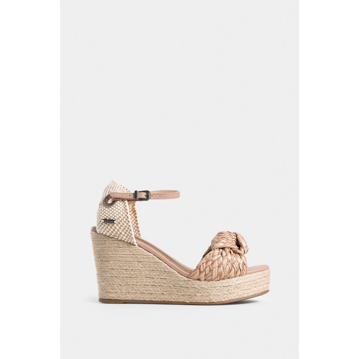 VELEZ - Vélez Sandalias Plataforma Amatista De Fibra Natural Mujer Arena