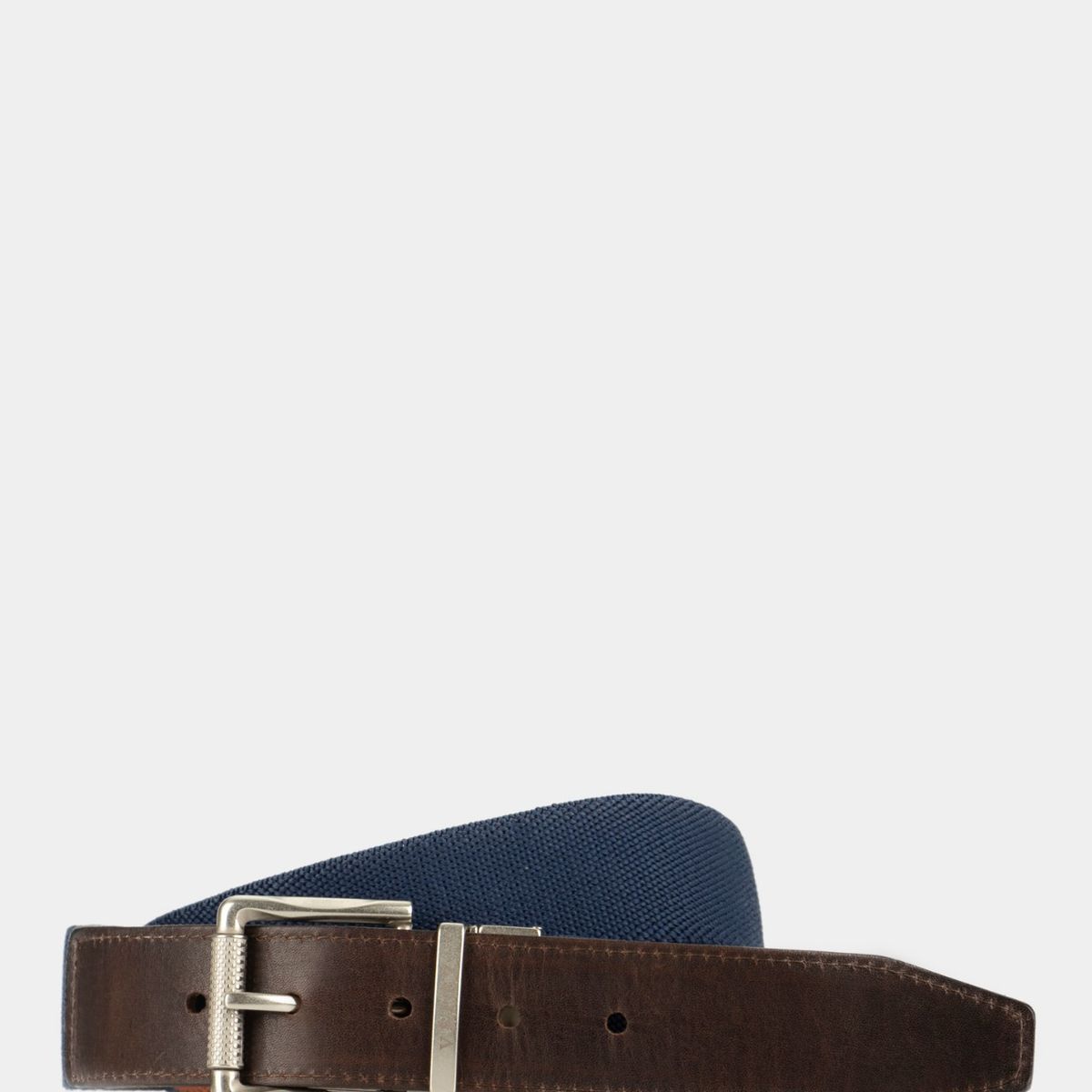 VELEZ - Vélez Cinturón Doble Faz En Reata Para Hombre Maqui Azul Oscuro