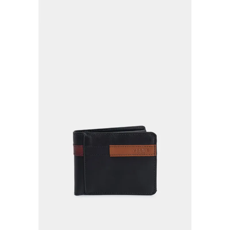 VELEZ - Vélez Billetera De Cuero Leather Contrastes
