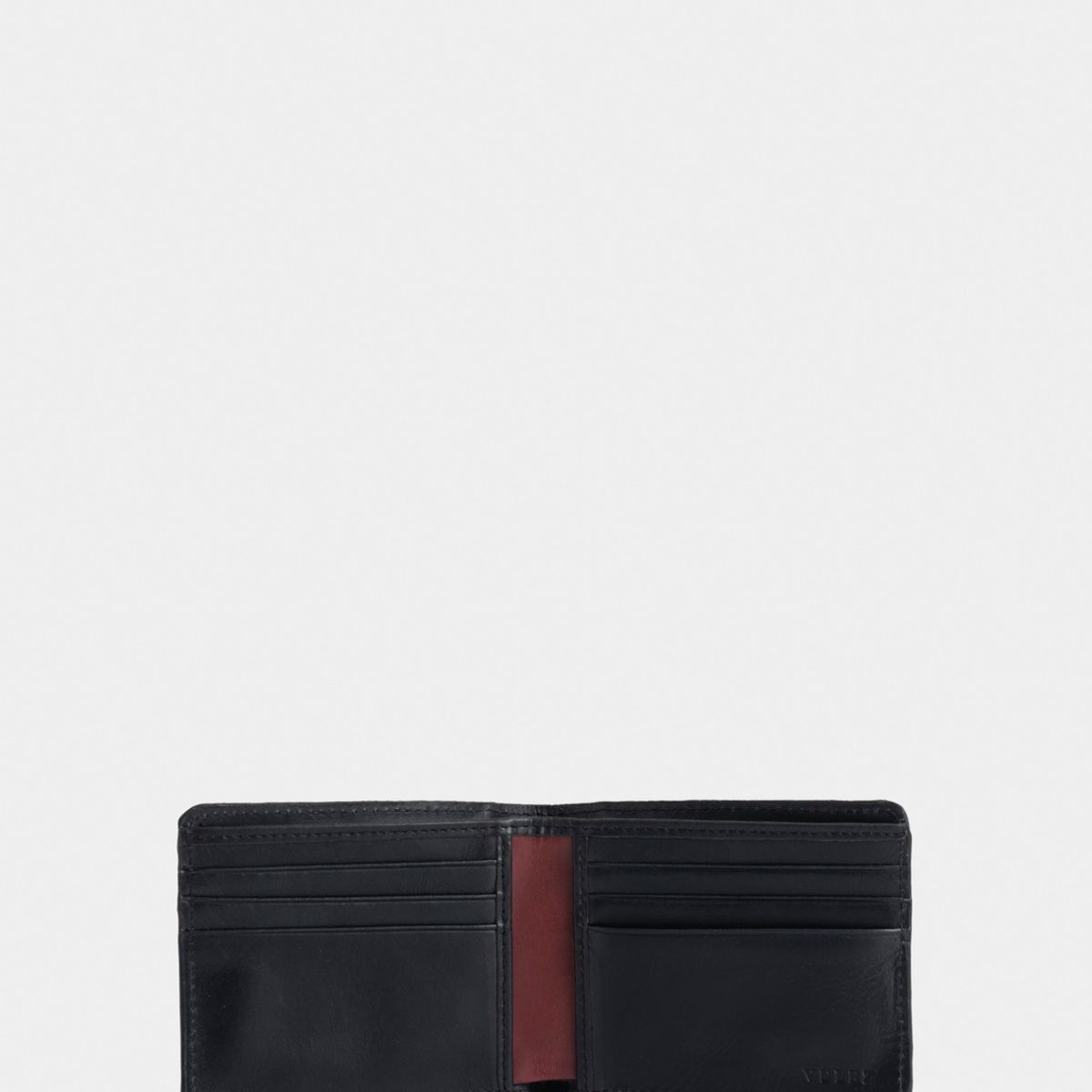 VELEZ - Vélez Billetera De Cuero Leather Contrastes