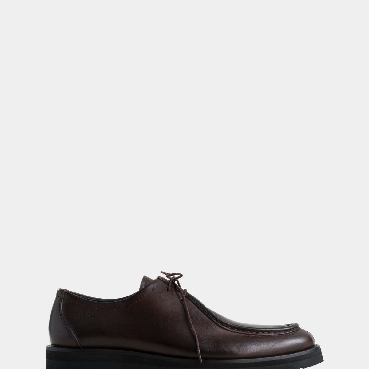 VELEZ - Vélez Zapatos De Cordón Acacia De Cuero Para Hombre Vena Tejida Cafe