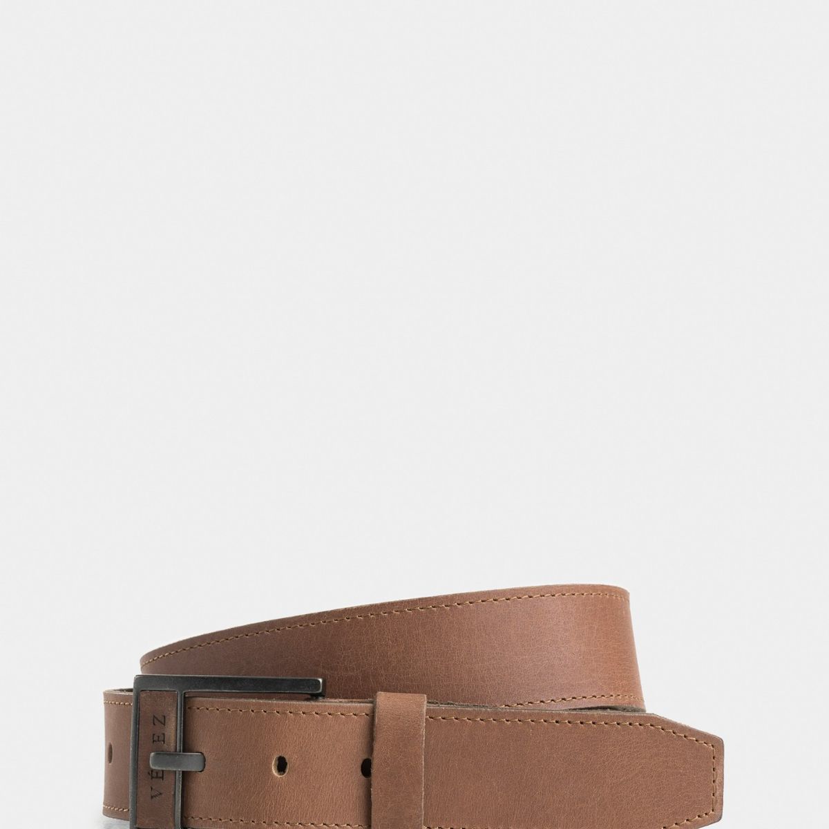 VELEZ - Vélez Cinturón Unifaz Cyclon De Cuero Para Hombre Punta Trapecio Miel