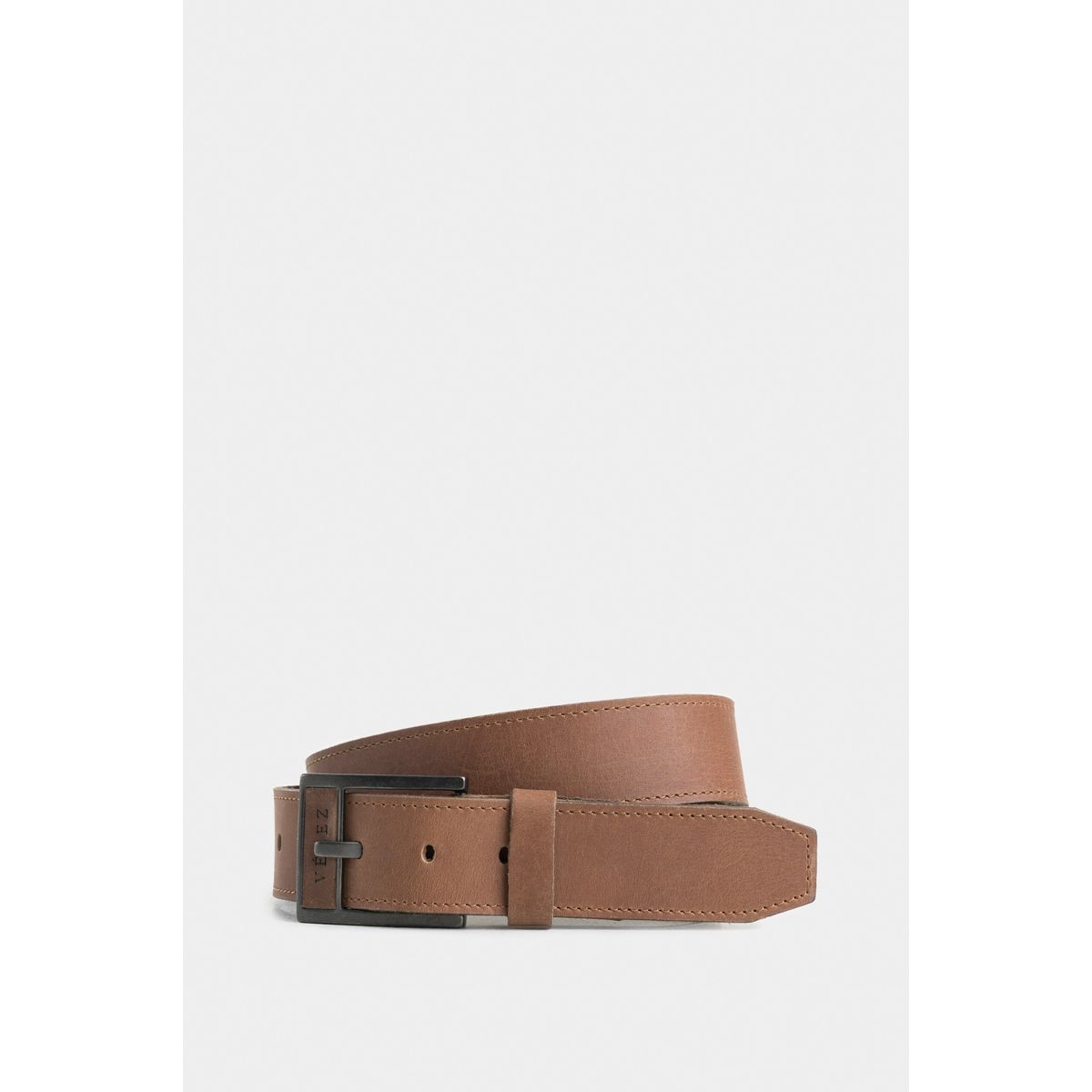 VELEZ - Vélez Cinturón Unifaz Cyclon De Cuero Para Hombre Punta Trapecio Miel