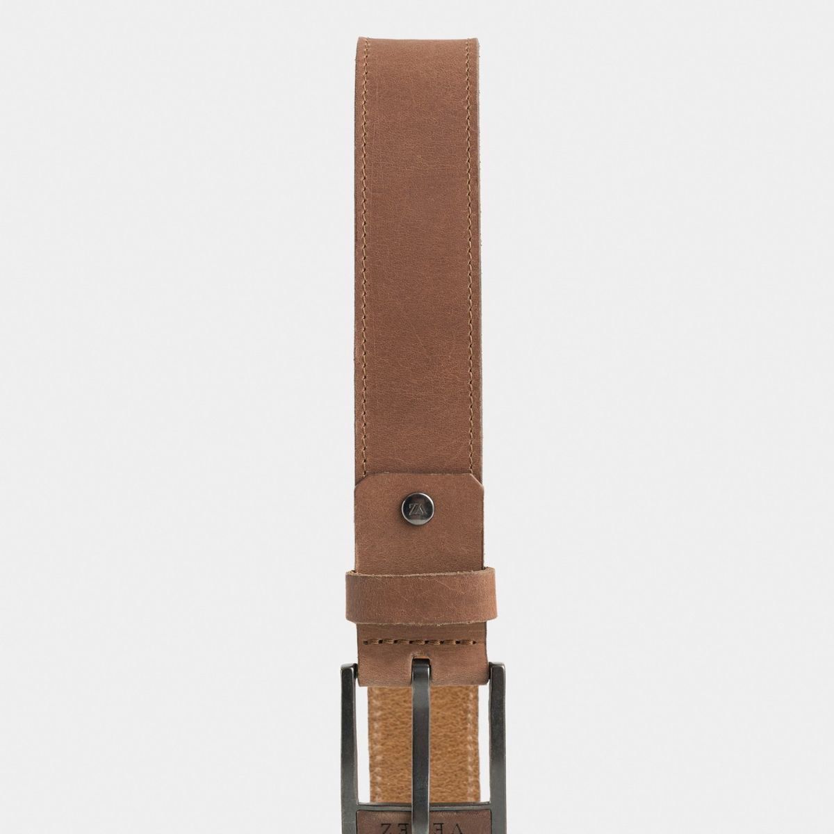 VELEZ - Vélez Cinturón Unifaz Cyclon De Cuero Para Hombre Punta Trapecio Miel