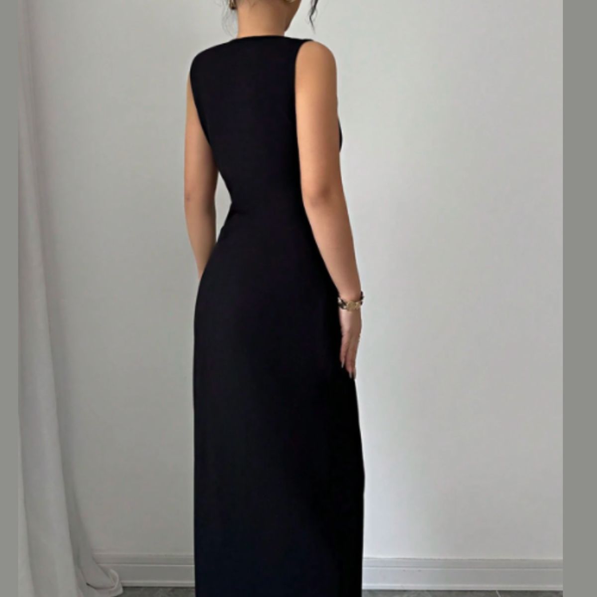 NEGRELI - VESTIDO LARGO DE MUJER CON HERMOSOS DETALLES