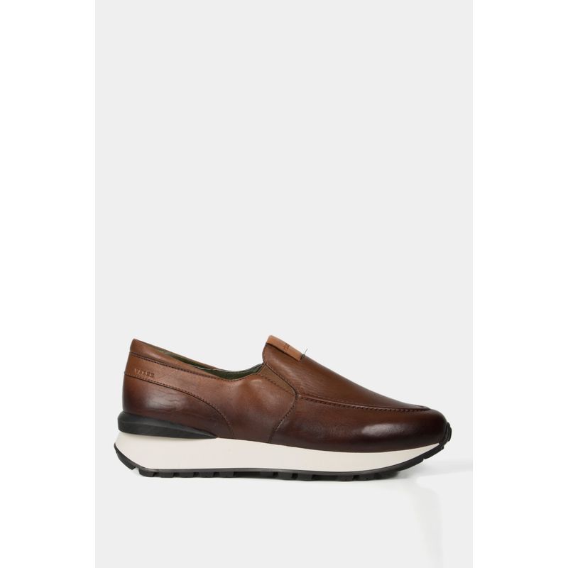 VELEZ - Vélez Mocasines Casuales Ciprés Cuero Hombre Tipo Deportiva Miel