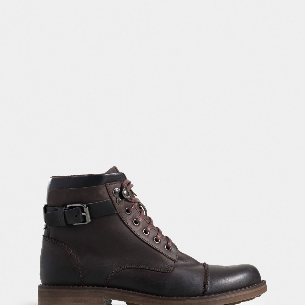 VELEZ - Vélez Botas Alquimist De Cuero Para Hombre Correa Decorativa Cafe