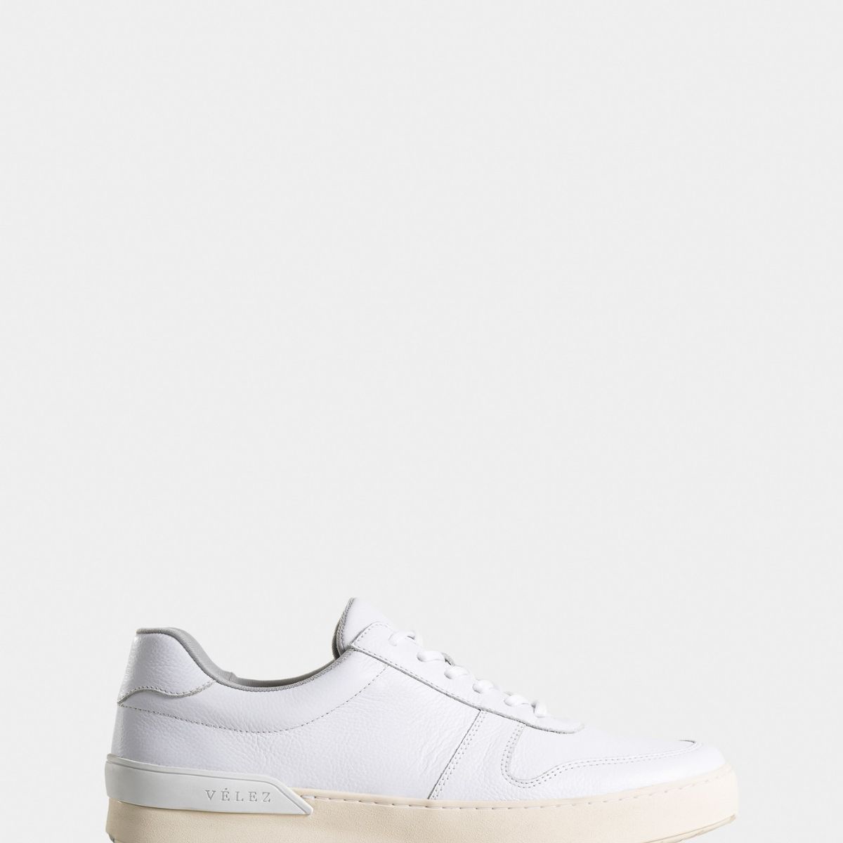 VELEZ - Vélez Tenis Whited 2 De Cuero Para Hombre Cordón Encerado Blanco