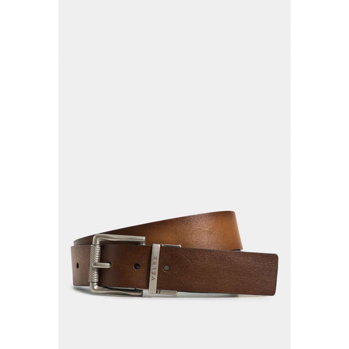 VELEZ - Vélez Cinturón Doble Faz Cuero Nivetz Hombre Punta Trapecio Miel