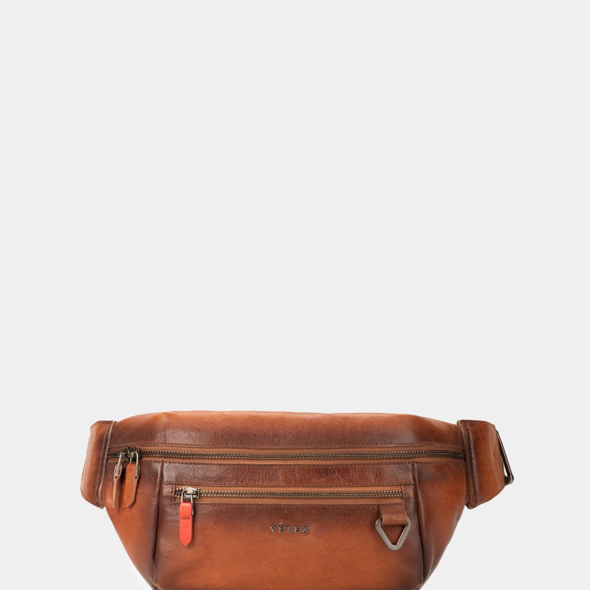 VELEZ - Vélez Riñonera Tivoli De Cuero Para Hombre Reata En Nylon