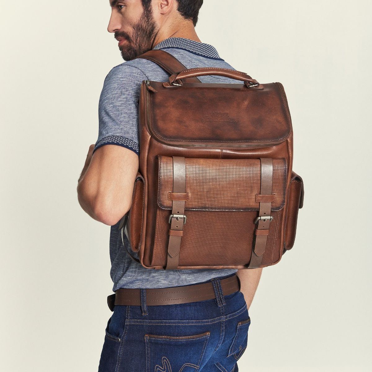 VELEZ - Vélez Morral New Archaeology De Cuero Para Hombre Vintage