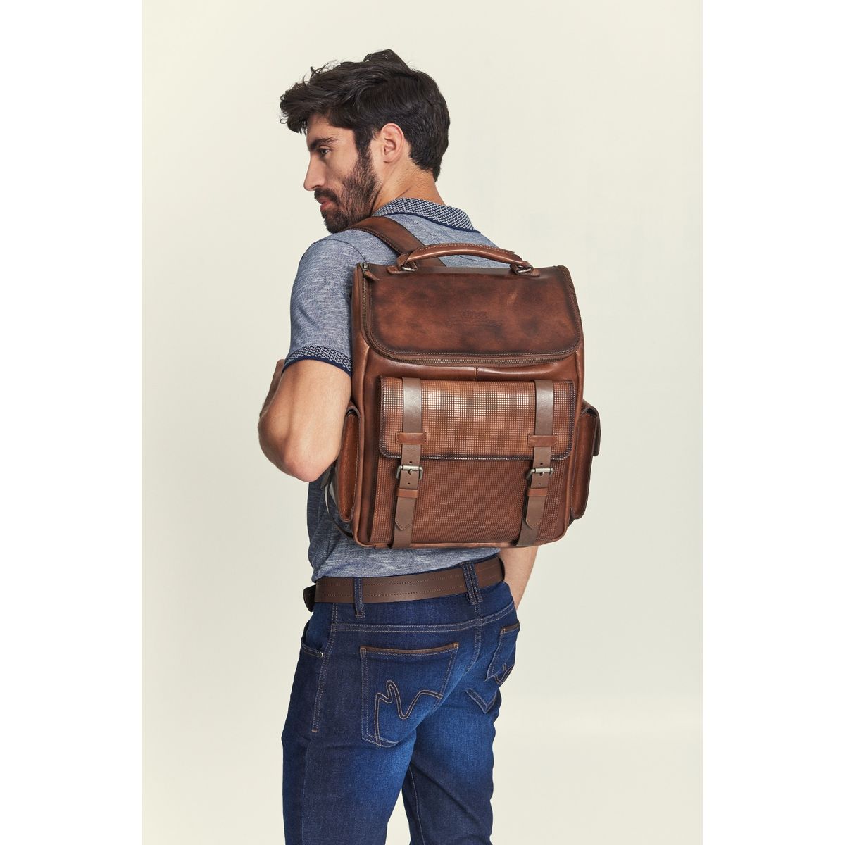 VELEZ - Vélez Morral New Archaeology De Cuero Para Hombre Vintage